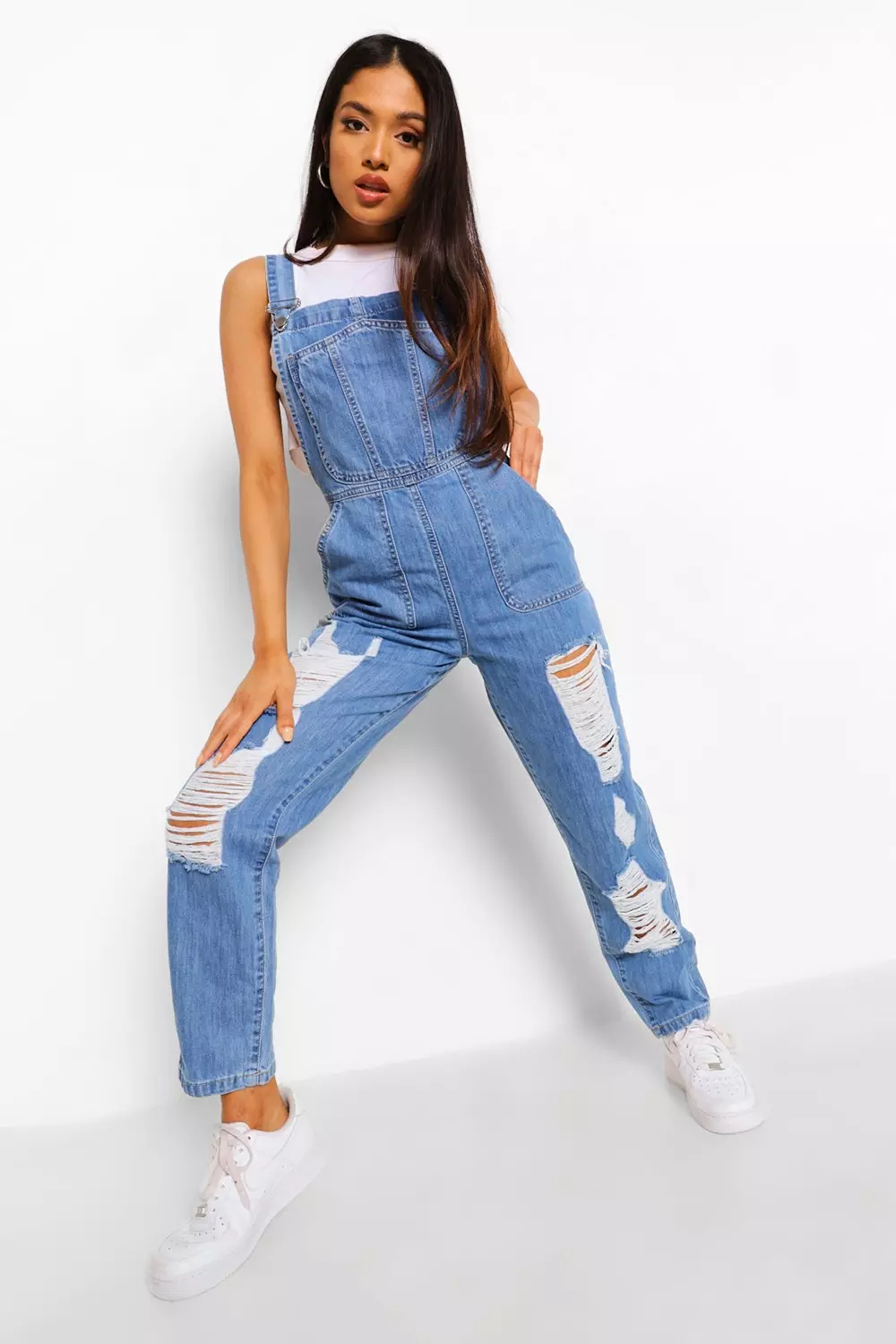 Boohoo 2024 petite dungarees